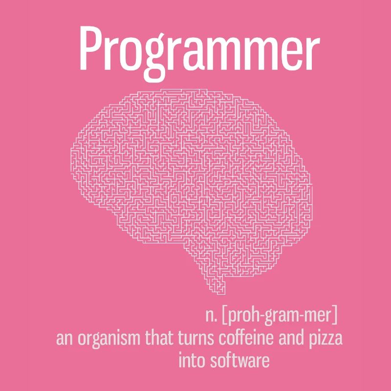 programmer brain pc informatik definition pizza lo