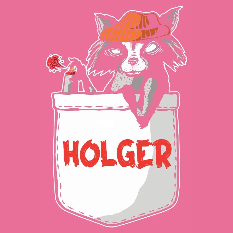 Waschbär Holger