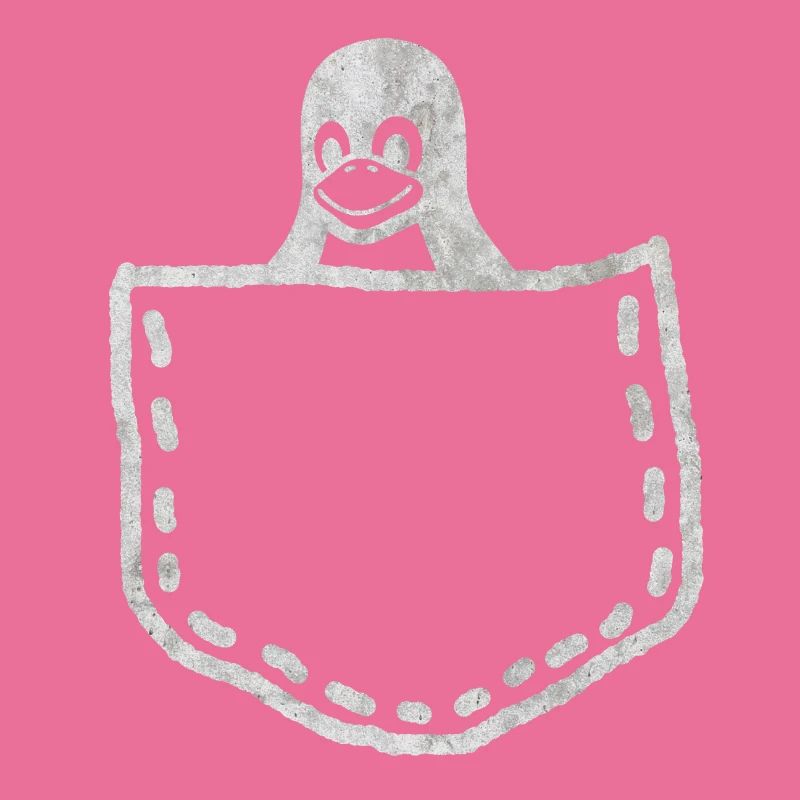 LINUX TUX PROGRAMMEUR CADEAU PINGOUIN VINTAGE