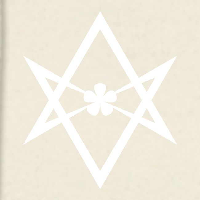 WEISS unikursales Hexagramm