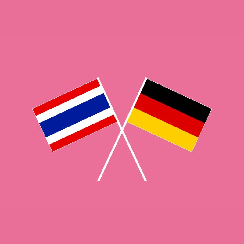 Drapeau de l'amitié germano-thaïlandaise