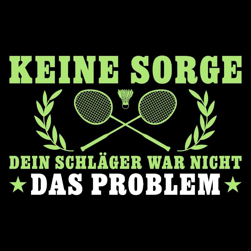 Badminton Schläger war nicht das Problem