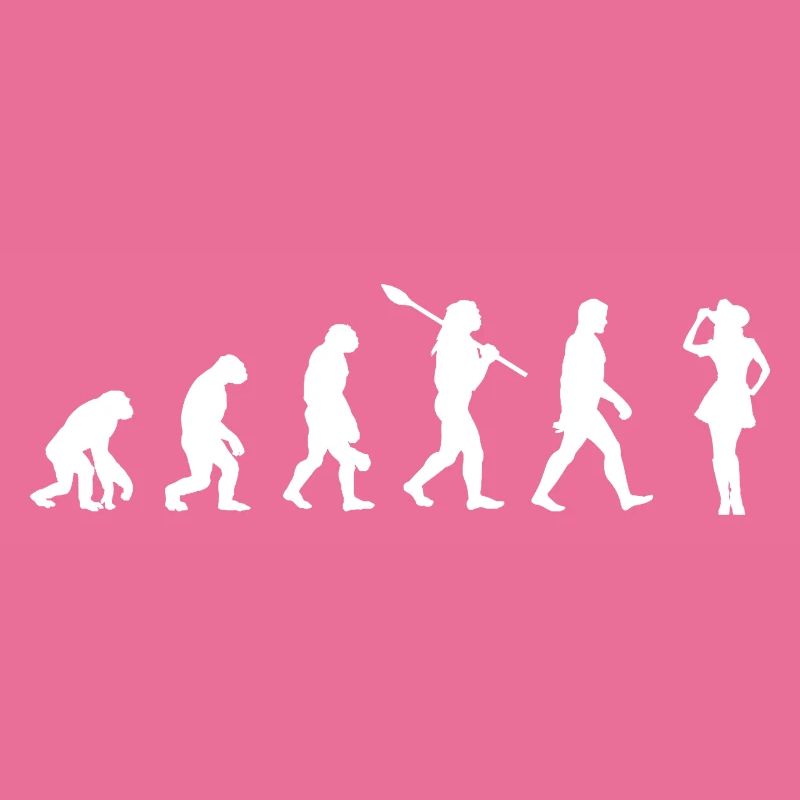 avec jupe - Evolution de l’homme