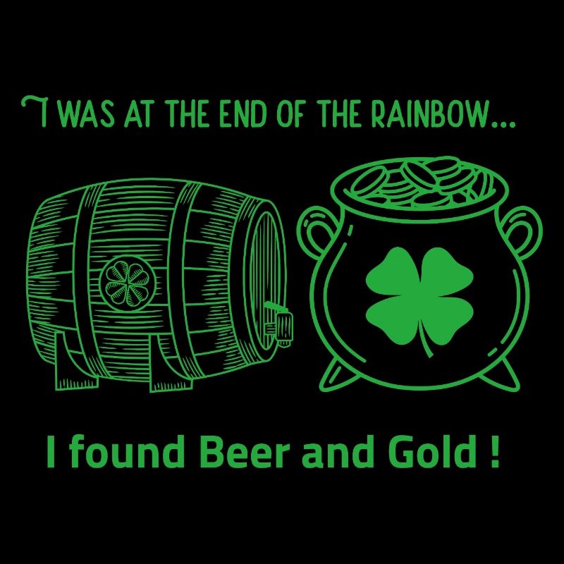 I found Gold and Beer - St. Patricks Day