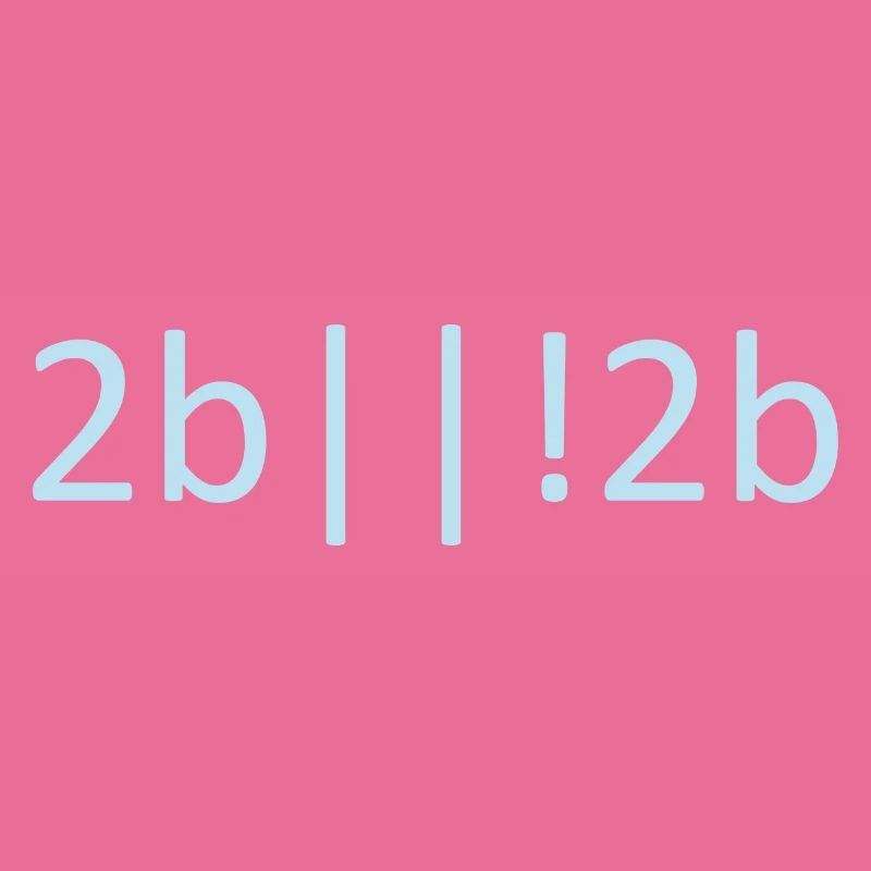 To Be Or Not To Be Programmer