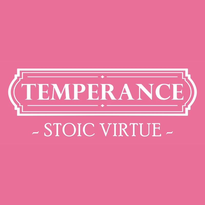 Stoicism Gift Stoic Virtue Temperance