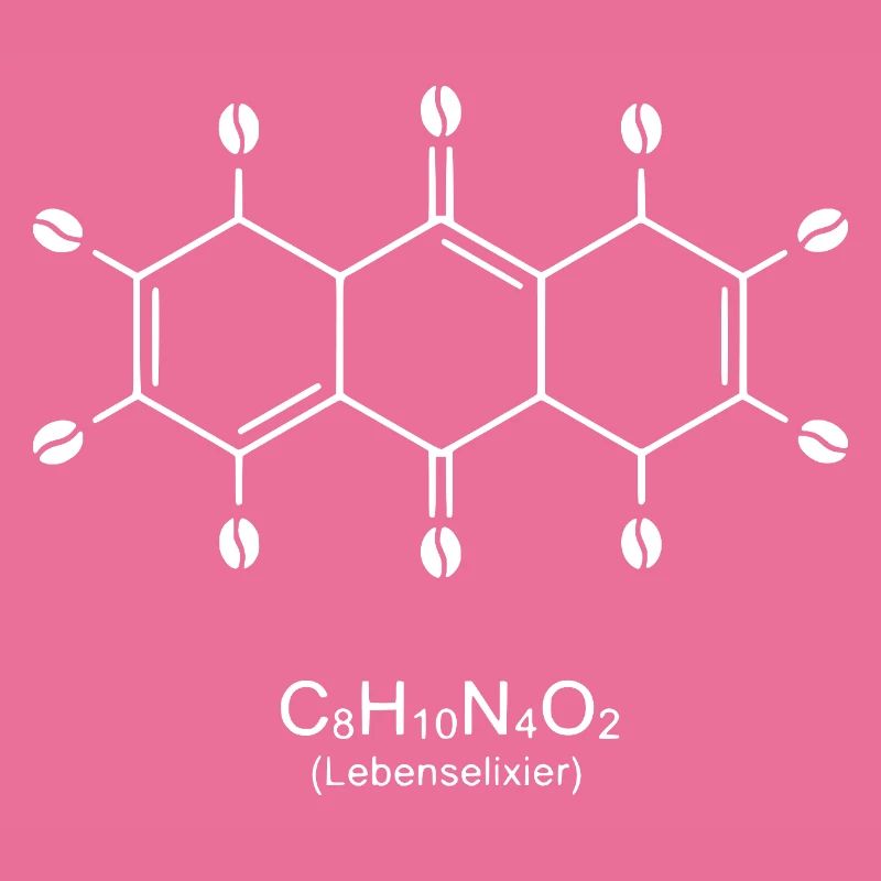 Caffeine Molecule Art Print