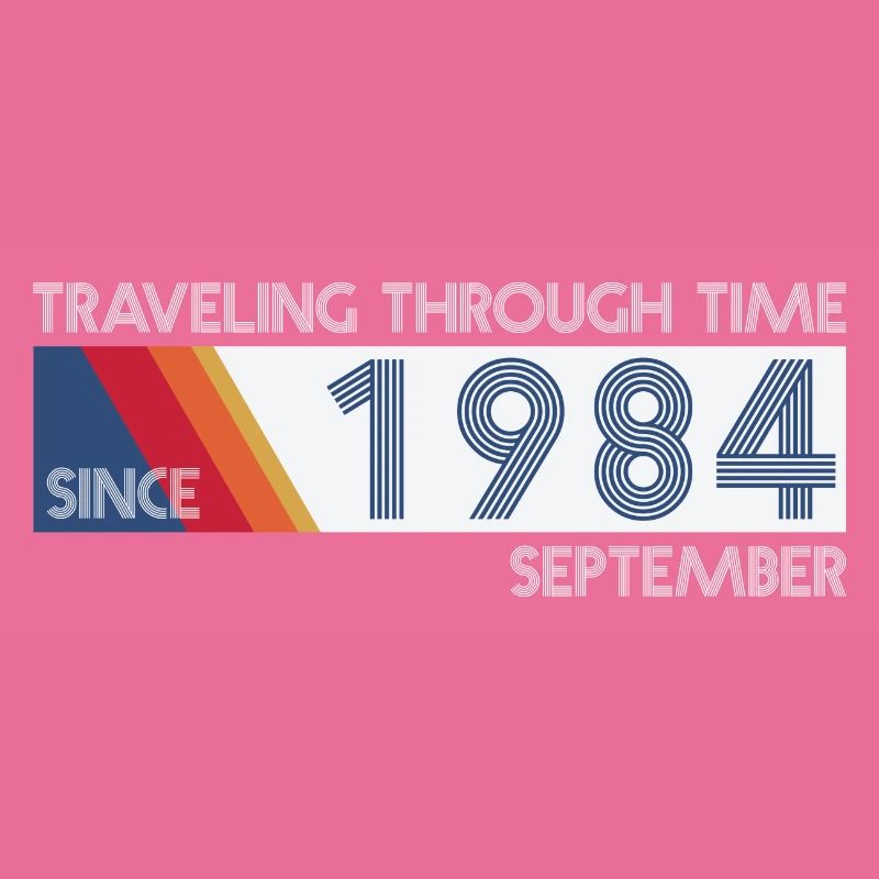 Funny Zeitreise Geburtstags Design September 1984