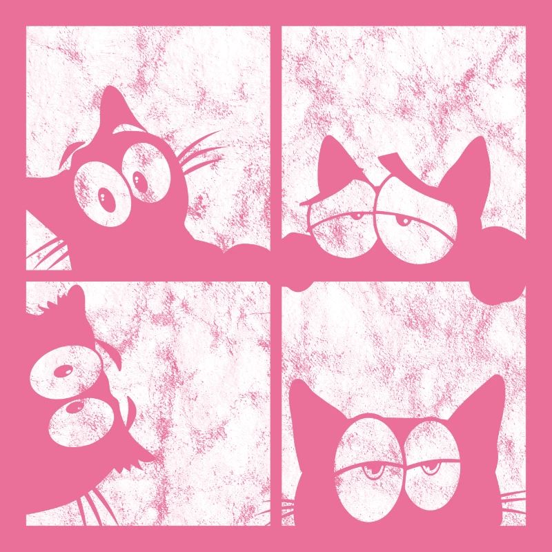 Chat Chat Miau Chat Rétro Chat Chat