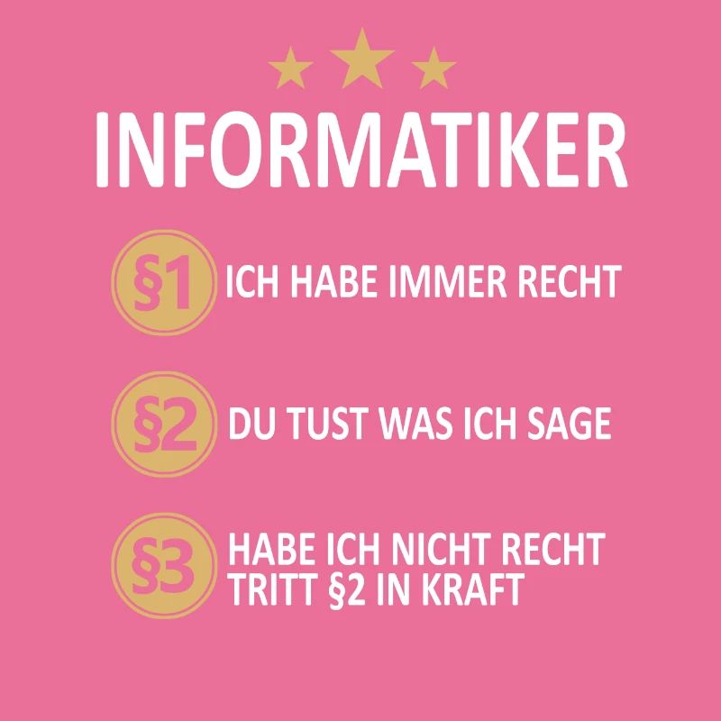 Informatiker Programmierer Informatik Spruch