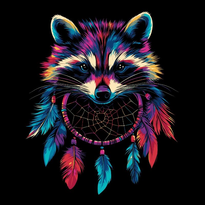 Waschbär Traumfänger