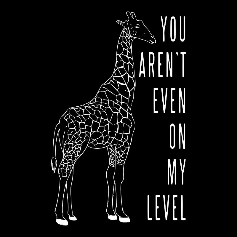 Giraffe Level Funny Gift Safari