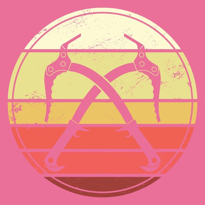 Eisklettern Retro Eispickel Eiskletterer