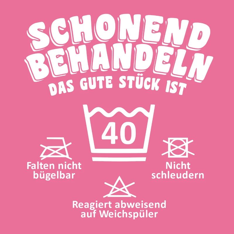 Schonend Behandeln Vierzig Geschenk 40. Geburtstag