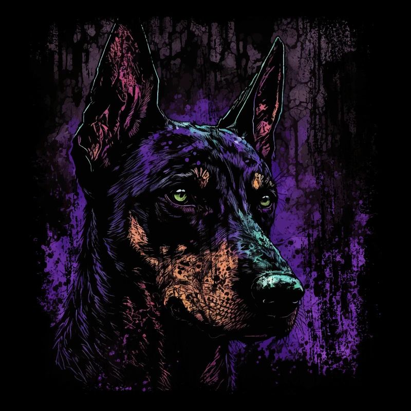 Spooky Doberman
