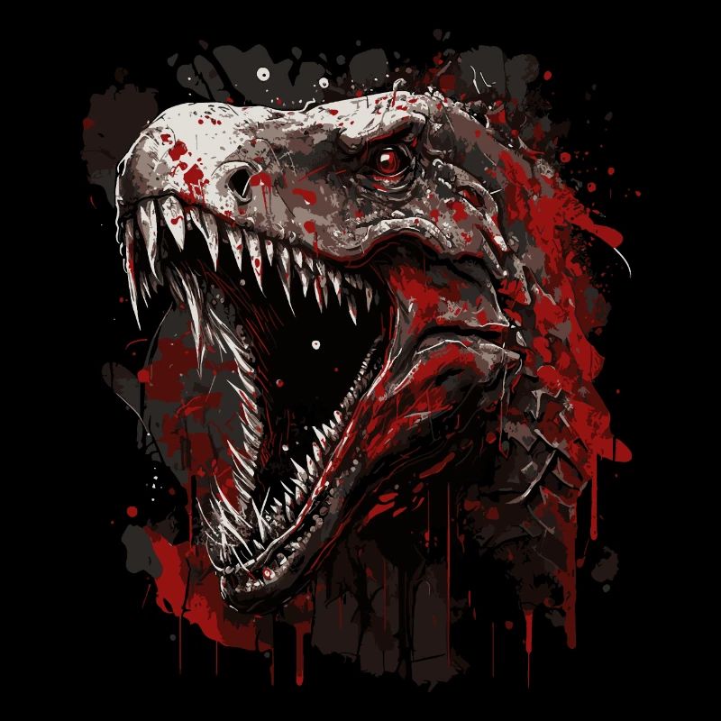 T-Rex mit schlechter Laune