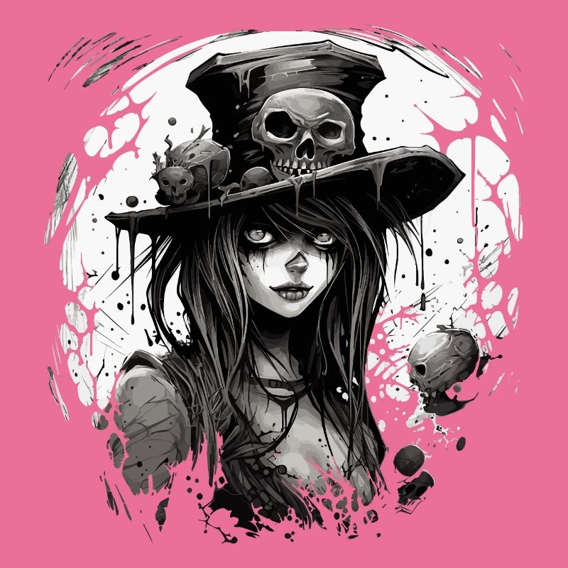 Emo Horrorpunk Mädchen