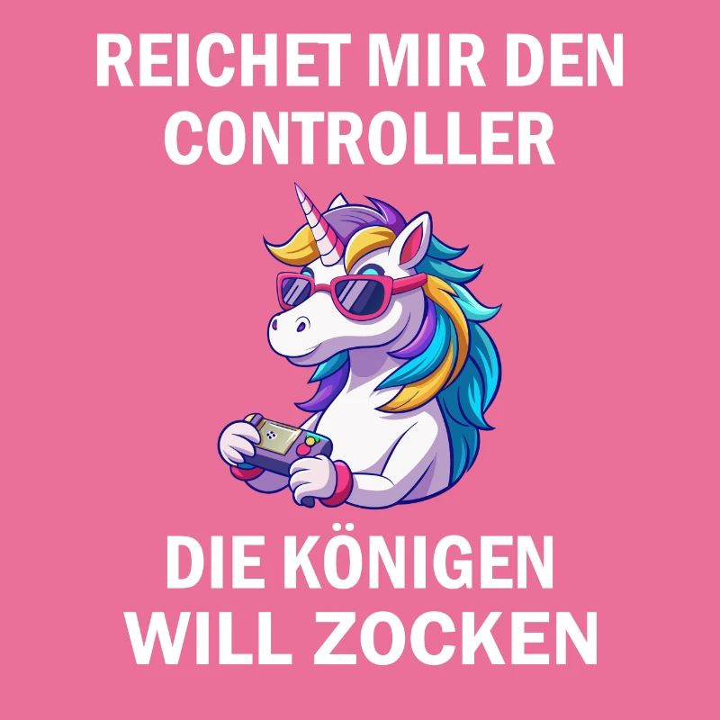 Zocken Reichet mir den Controller Königin Konsole