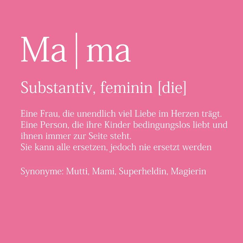 Mama Duden Definition Muttertag Geschenk
