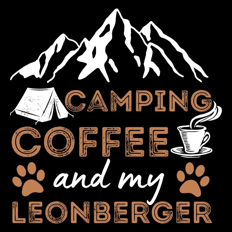 Leonberger Kaffee Camping Hund Cafe