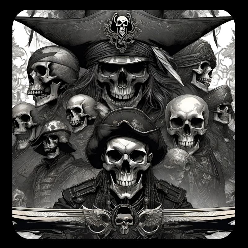 Pirates avec des crânes