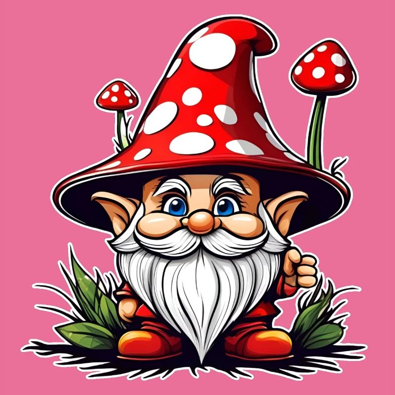 Cute Toadstool Leprechaun