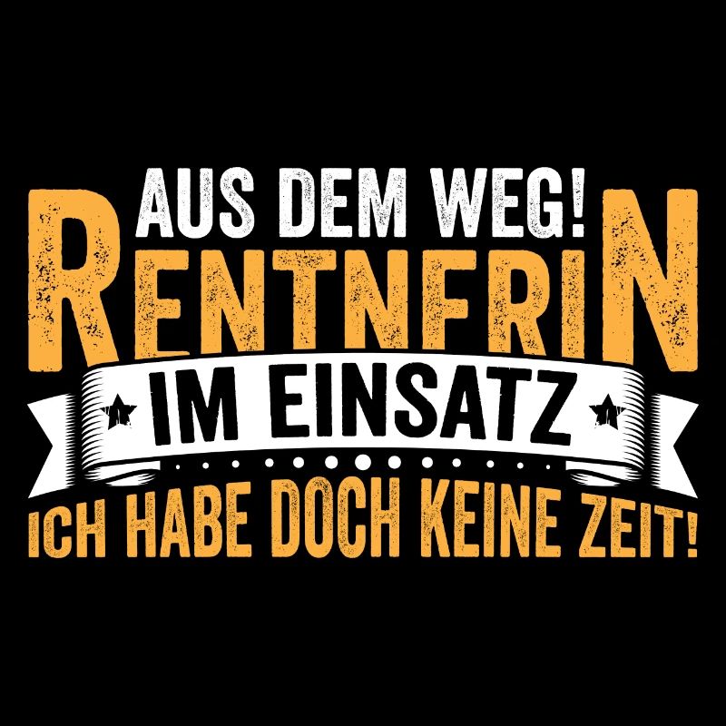 Rentnerin im Einsatz