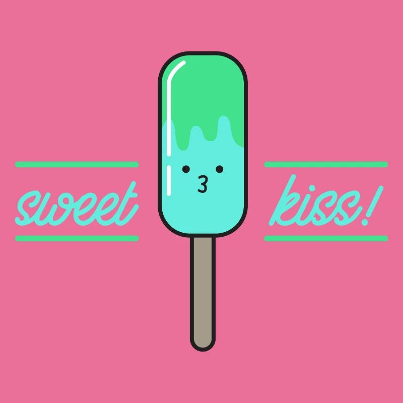 Eis Eiscreme Geschenk süß kalt comic lustig süßes