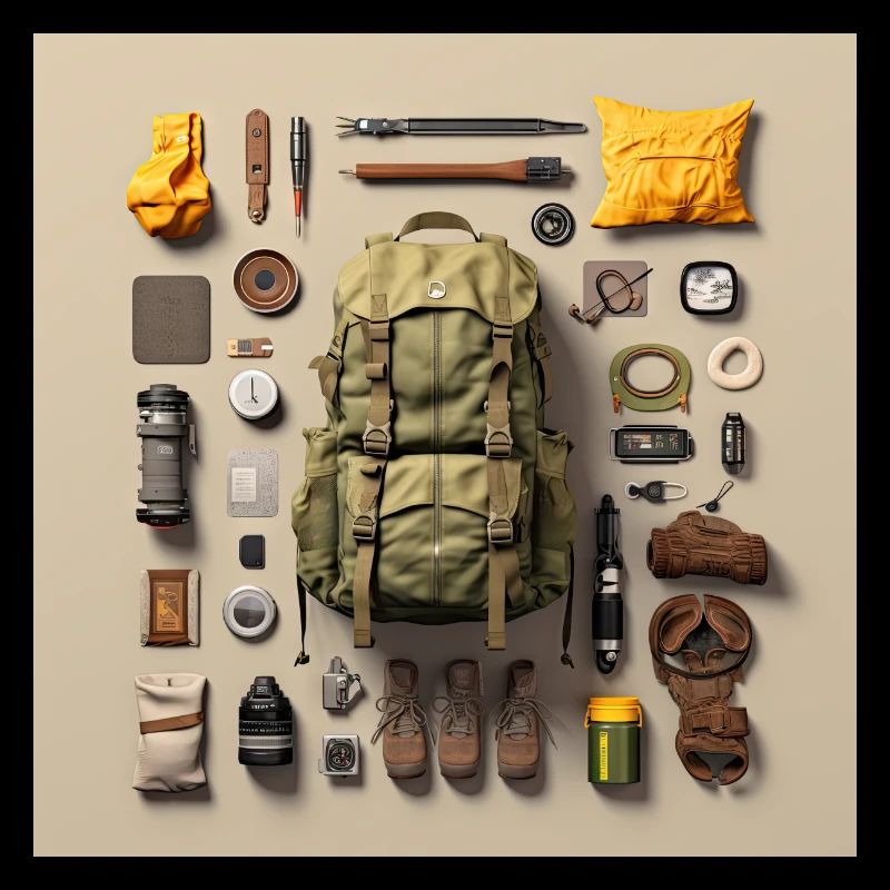 Everything I need for hiking