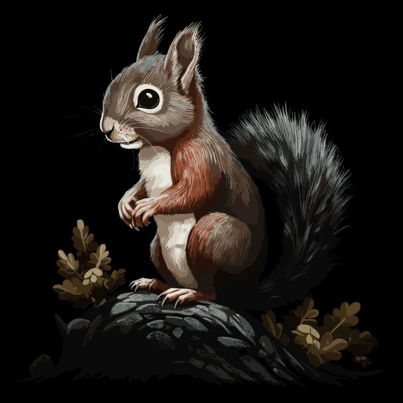 Eichhörnchen Wald Baumhörnchen Hörnchen