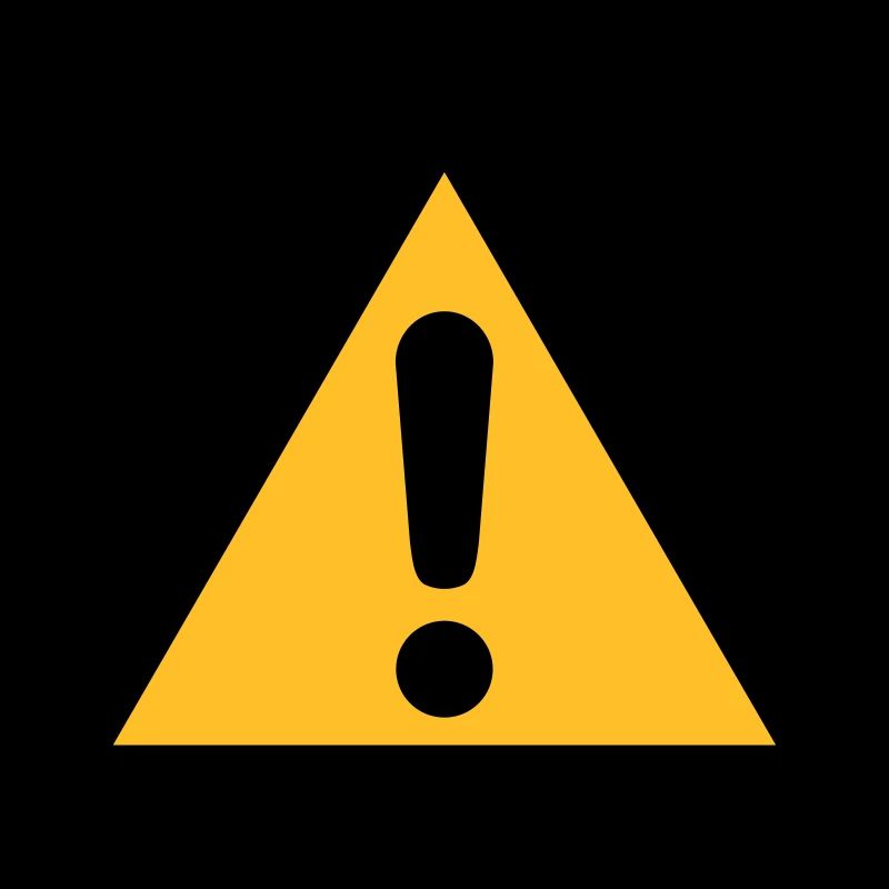 Symbole de danger - Danger général (2 couleurs)