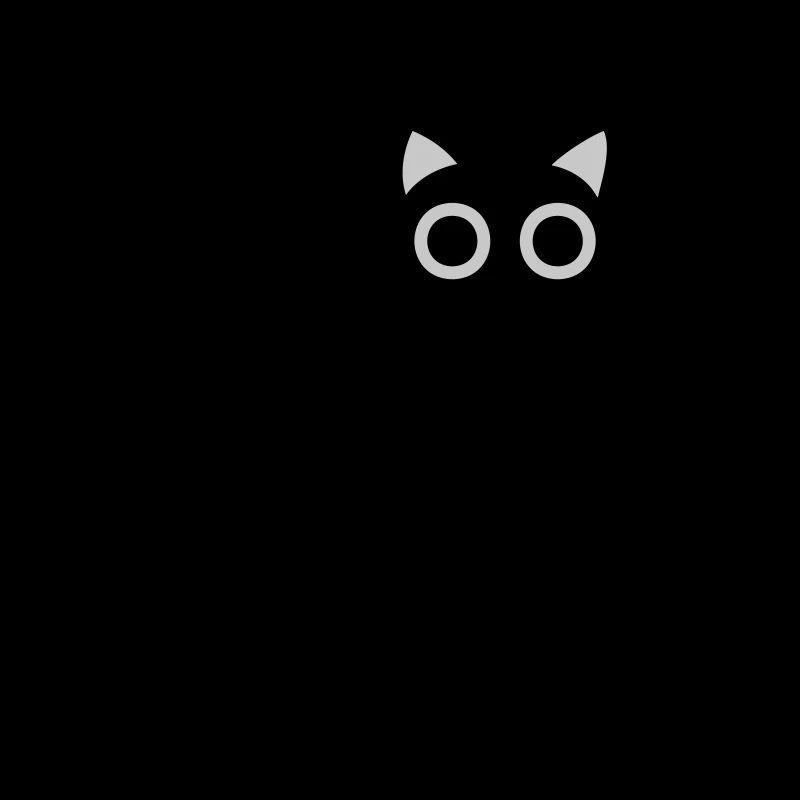 Süße schwarze Katze