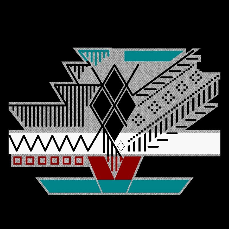 Konon geometryczny sweter kononowicz / kononowicza