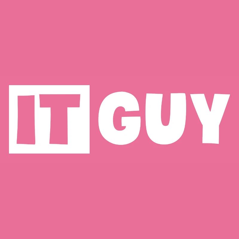 IT-Typ Lustiger Informationstechnologie-Tech-Desktop