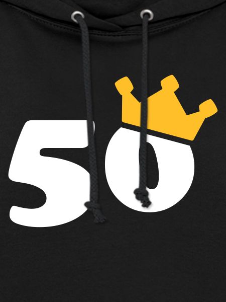 50 kroon 50 verjaardag 50 jaar