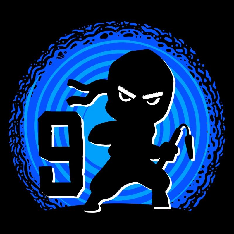 Ninja Anniversaire 9 ans Garçon Ninjas Ninja