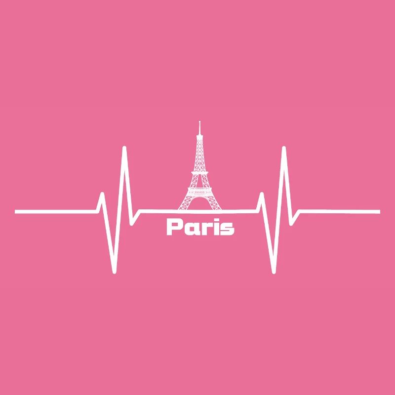 Herzschlag mit Eifelturm Paris