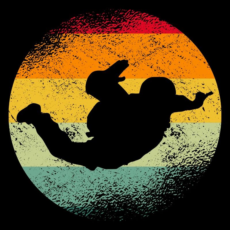 Parachutistes rétro