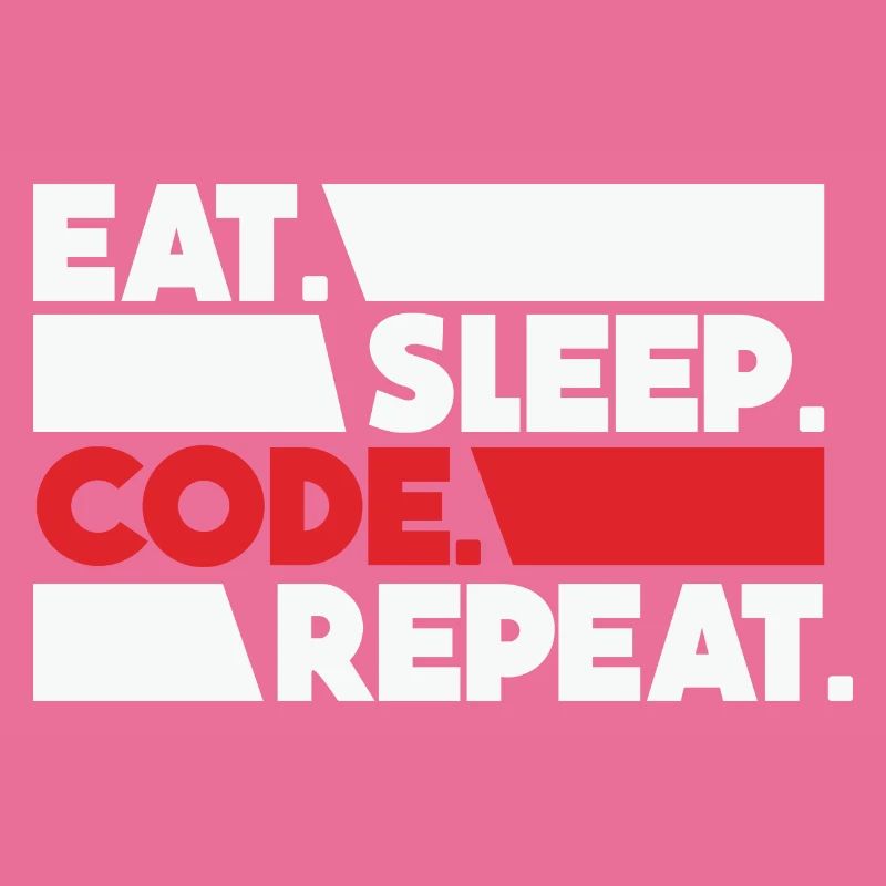 Eat Sleep Code Repeat Programmeur Devloper