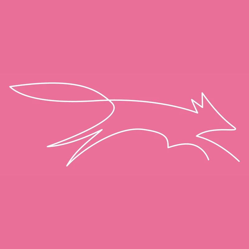 Fox / drawn with a line