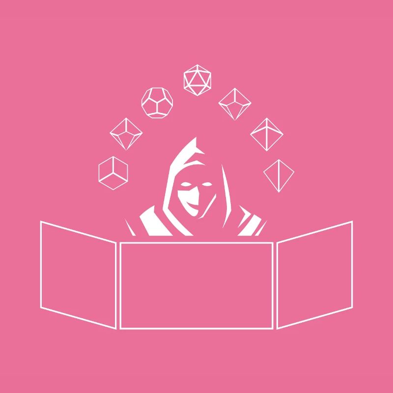 Jeu de dés polyédriques du maître du jeu