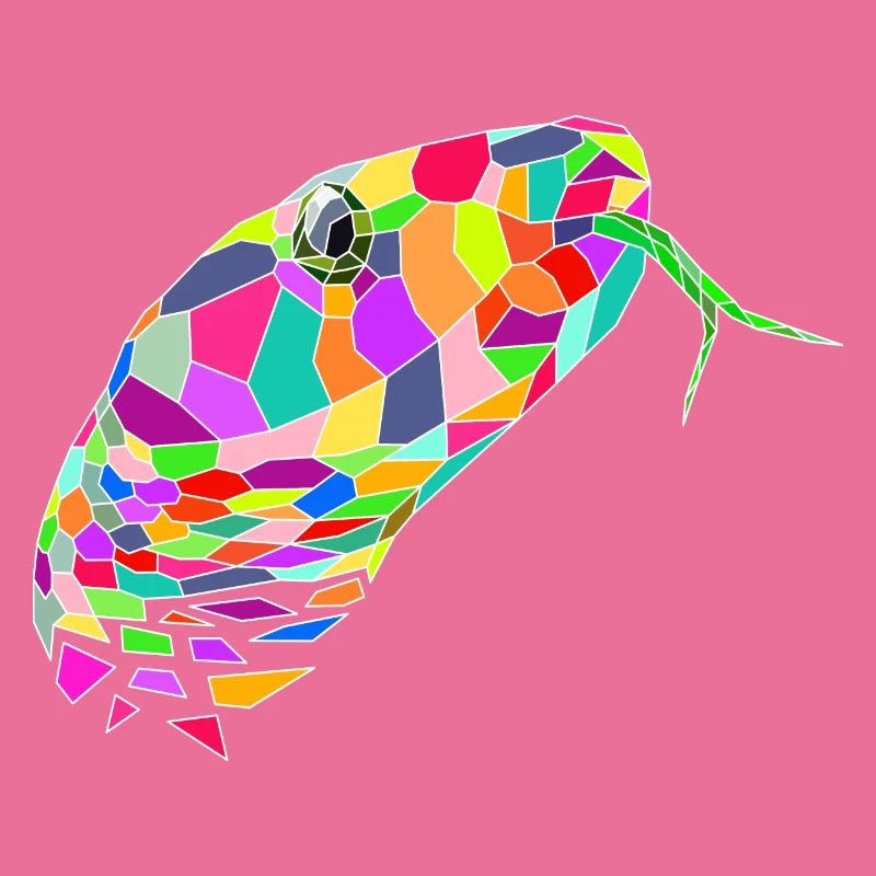 Serpent coloré