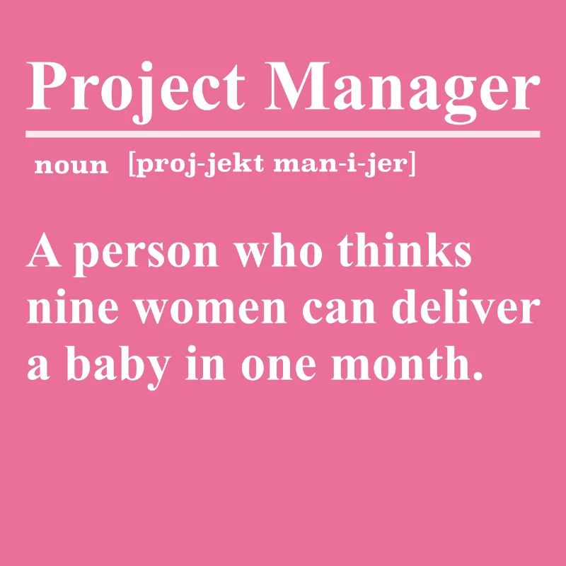 Chef de projet Chef de projet cadeau sarcasme