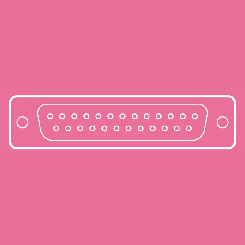 DB 25 Connector Parallel, Drucker