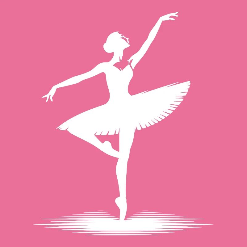 Conception de danse esthétique avec pose classique