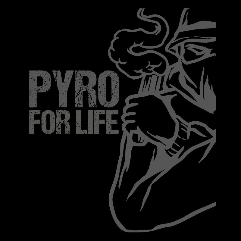 Pyro for life Silvester Pyromane Feuerwerk Böllern