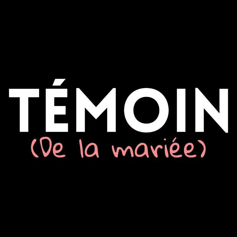 Témoin de la mariée. Mariage