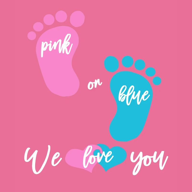 Pink or Blue Mädchen oder Junge