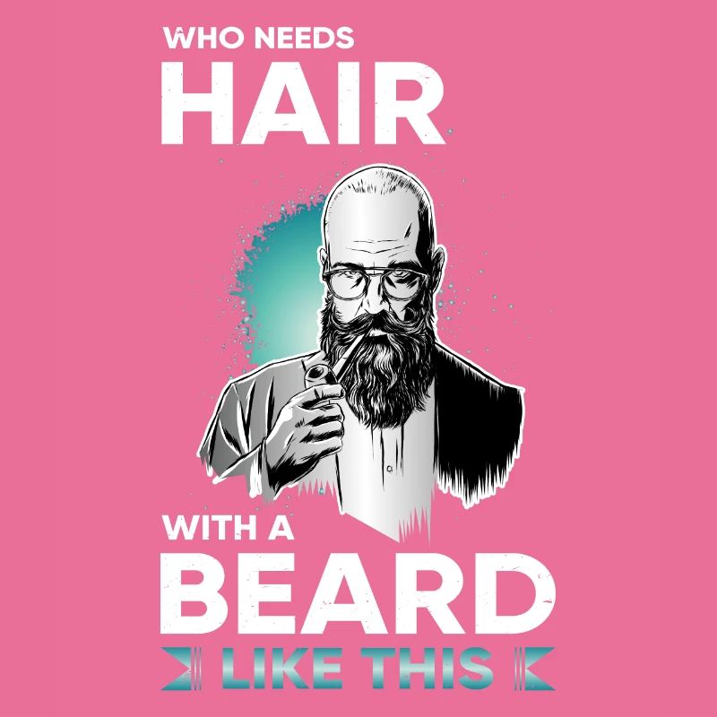 Bart Bartträger Gesichtsbehaarung Vollbart Spruch