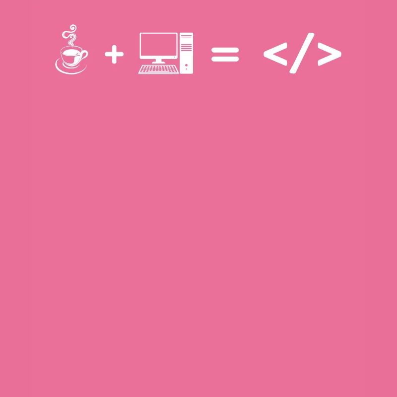Coffee + computer = coding